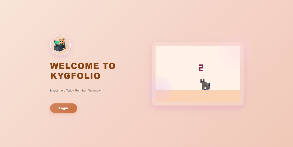 Stock Portfolio Manager mockup